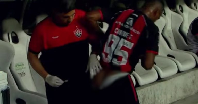video:-caique-goncalves-recebe-injecao-durante-final-entre-vitoria-e-fortaleza