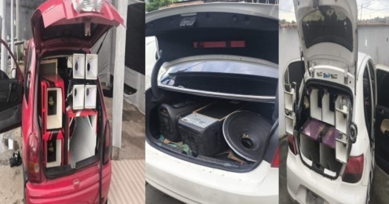 policia-apreende-tres-carros-com-som-paredao-no-bairro-de-valeria,-em-salvador