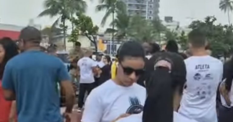 video:-atletas-chegam-para-corrida-de-rua-em-salvador-e-encontram-local-sem-estrutura;-pm-e-acionada