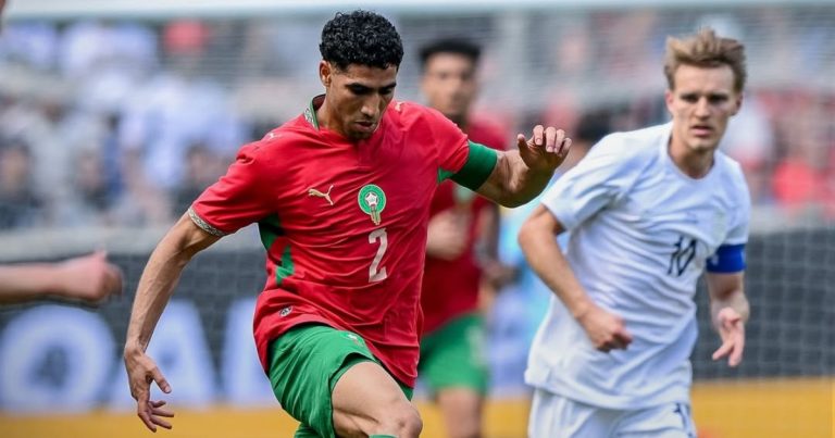marrocos-empata-com-a-noruega-em-ultimo-teste-antes-da-estreia-contra-o-brasil-na-copa-e-liga-alerta-com-possiveis-desfalques