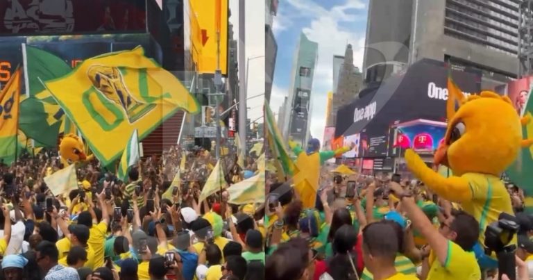 video:-torcedores-brasileiros-fazem-festa-na-times-square-antes-da-estreia-da-selecao-na-copa-do-mundo-de-2026