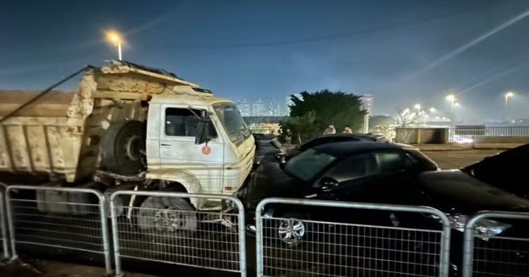 caminhoneiros-disputam-racha-e-provocam-acidente-com-8-veiculos-na-zona-leste-de-sp