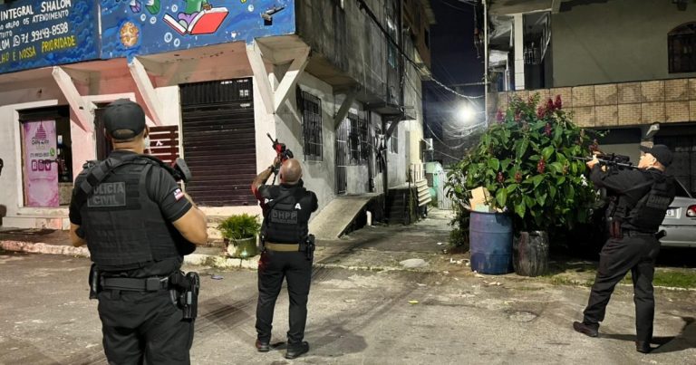 policia-civil-registra-22-presos-e-tres-mortos-em-acao-de-combate-a-organizacao-acusada-de-homicidios-e-trafico