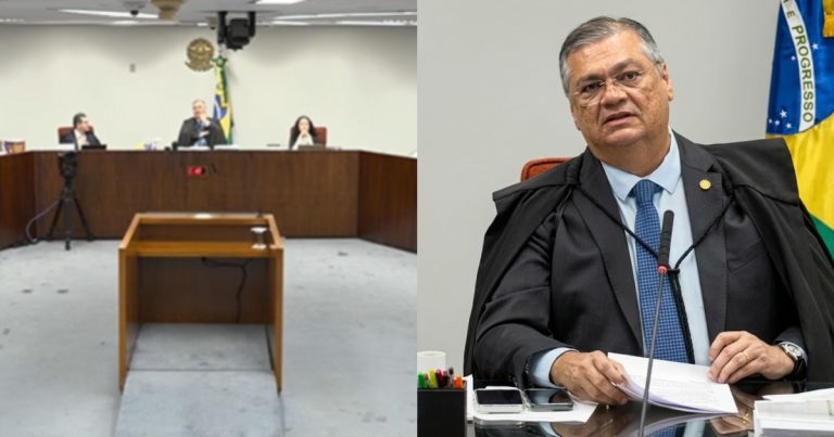 video:-dino-brinca-com-falha-em-microfone-no-stf:-“estou-aqui-rezando-um-pai-nosso”