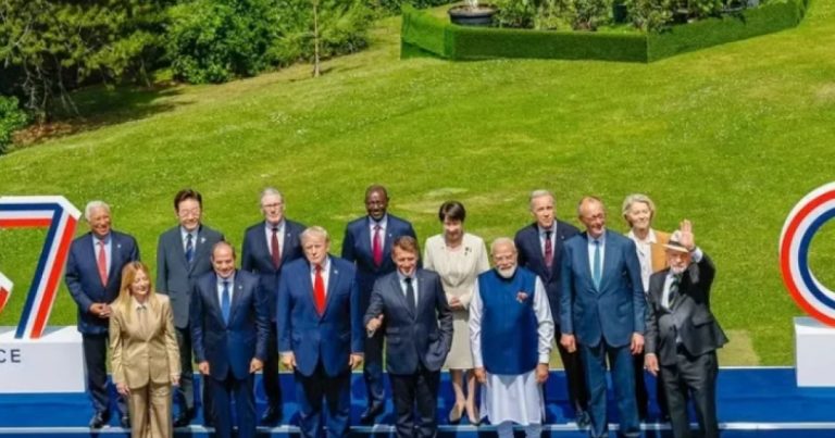 Durante encontro do G7, Lula nega ser de esquerda e recebe elogio de Trump durante-encontro-do-g7,-lula-nega-ser-de-esquerda-e-recebe-elogio-de-trump